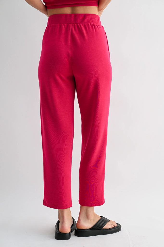 FINAL SALE - Laguna Soft Drape Cropped Pants