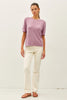 FINAL SALE - Cashmere Blended Short Sleeve Sweater