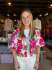 Frankie Floral Top Pink