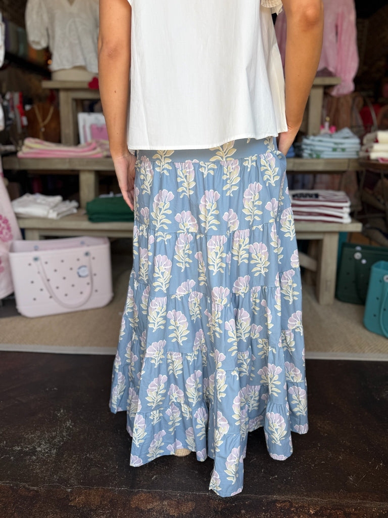 FINAL SALE - Constance Blue Skirt