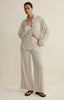 FINAL SALE - Henri Striped Wide Leg Pant Linen