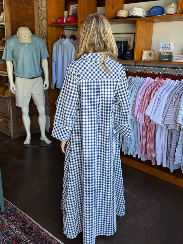 Gingham Maxi Dress
