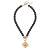 Gold & Black Onyx Necklace