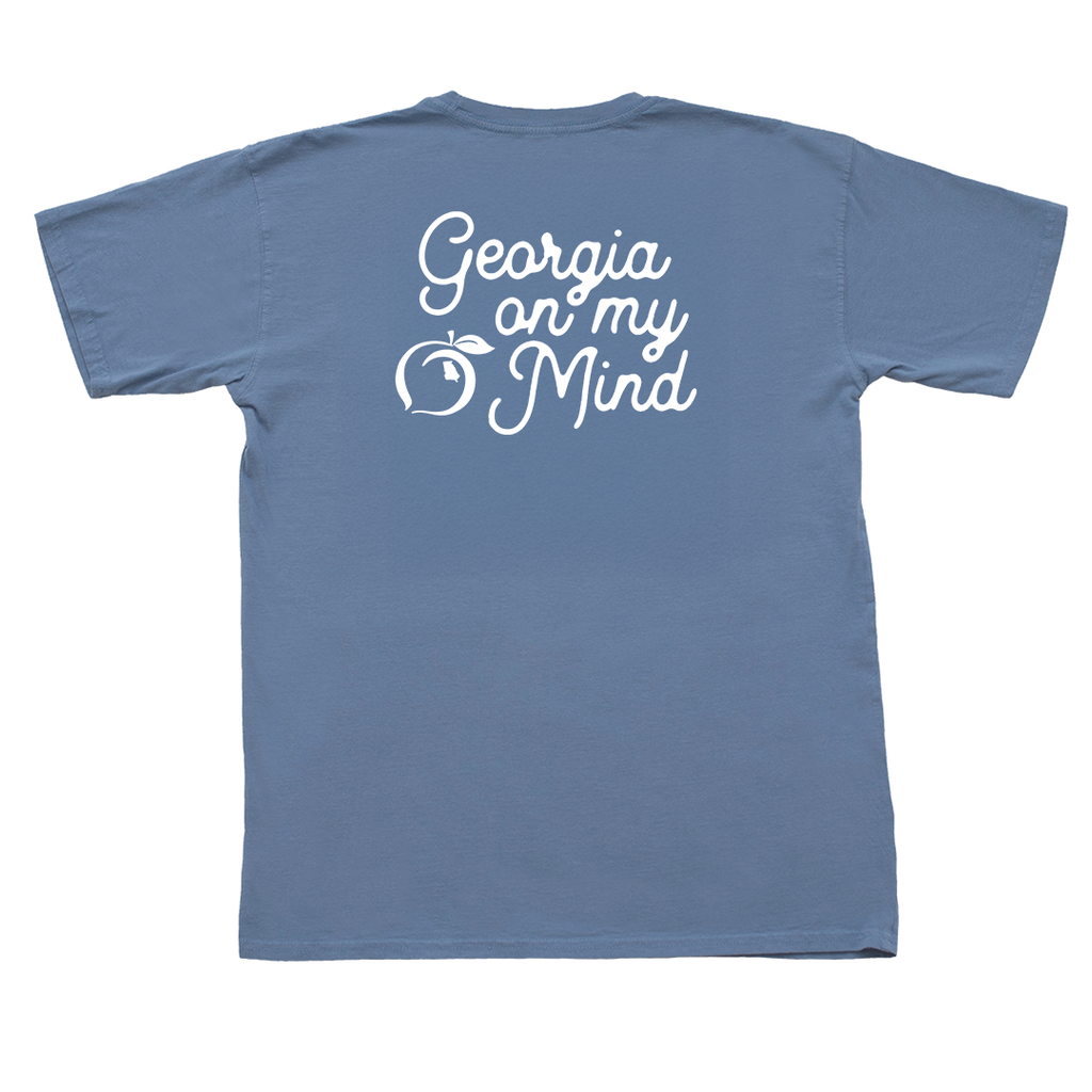 Georgia On My Mind Short Sleeve Pocket Tee