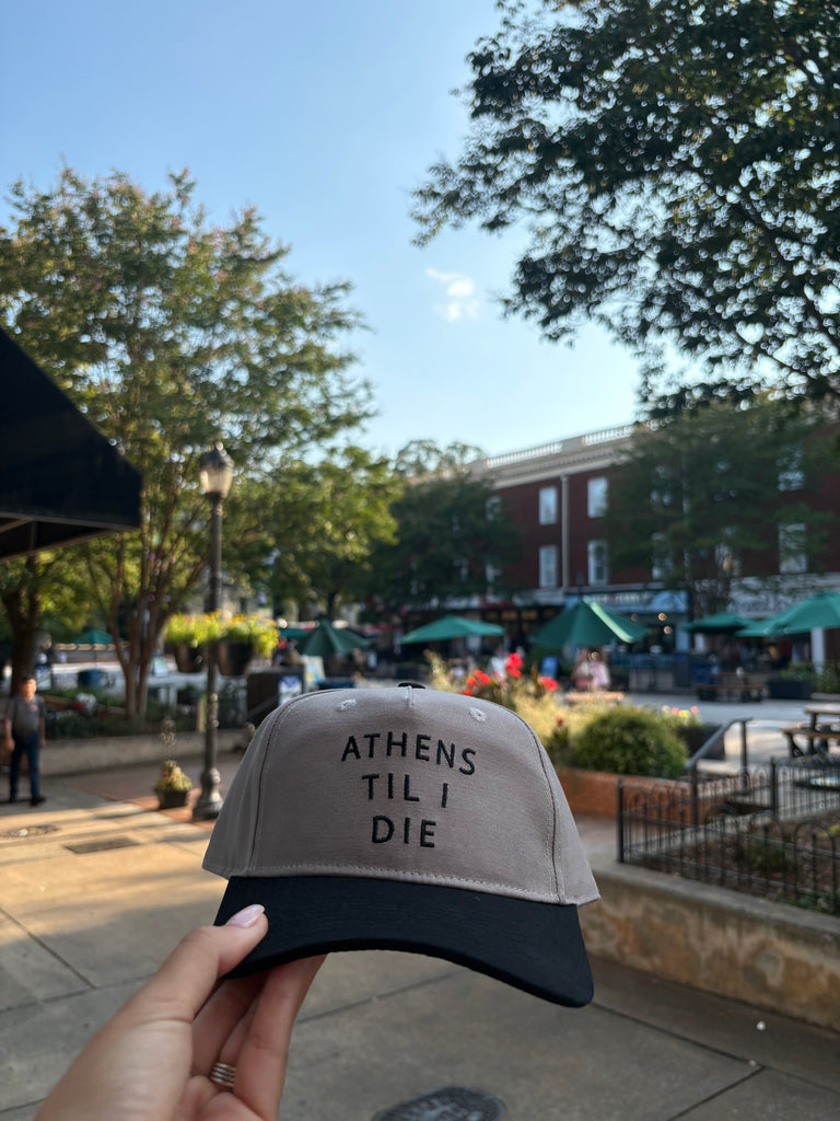 Athens Til I Die 5 Panel Cotton Hat