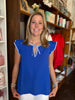 Lydia Blue Top