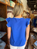 Lydia Blue Top