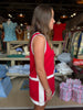 Solid Jersey Top Red