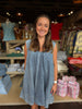 Blue Denim Scoop Sleeveless Dress